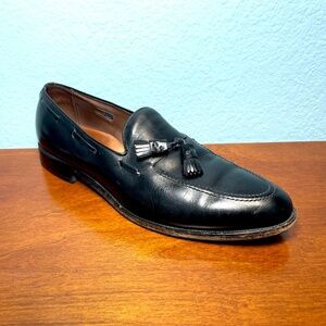 Allen Edmonds Grayson 13 A Narrow Width Black Leather Tassel Loafers Shoes 8217